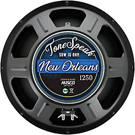 ToneSpeak New Orleans 1250 12" 50W Guitar Speaker 16 Ohm ToneSpeak New Orleans 1250 12" 50W Guitar Speaker 16 Ohm