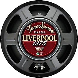 ToneSpeak Liverpool 1275 12" 75W Guitar Speaker 16 Ohm ToneSpeak Liverpool 1275 12" 75W Guitar Speaker 8 Ohm