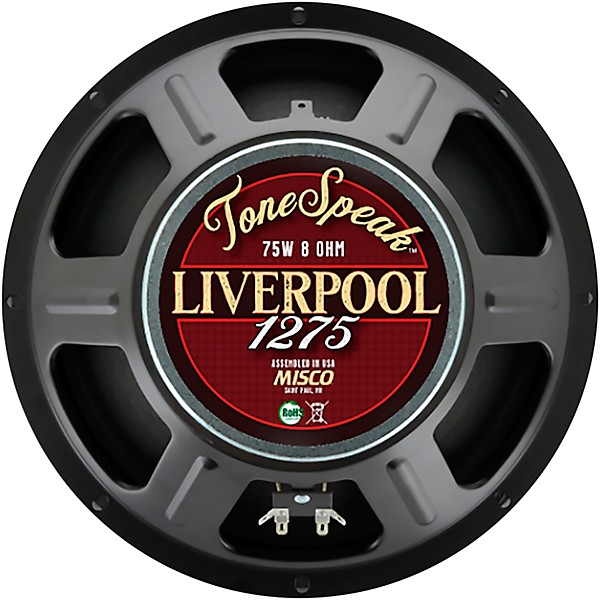 ToneSpeak Liverpool 1275 12" 75W Guitar Speaker 8 Ohm