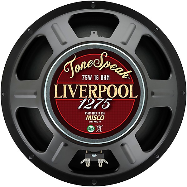 ToneSpeak Liverpool 1275 12" 75W Guitar Speaker 16 Ohm