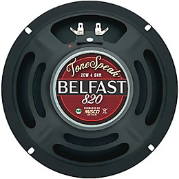 ToneSpeak Belfast 820 8" 20W Guitar Speaker 4 Ohm