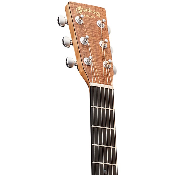 Martin DX1E X Series Left-Handed Dreadnought Acoustic-Electric Guitar Figured Koa