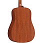 Martin DX1E X Series Left-Handed Dreadnought Acoustic-Electric Guitar Figured Mahogany
