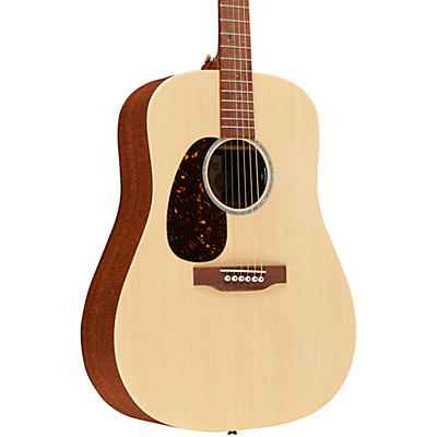 Martin Dx2e X Series Mahogany Left-Handed Dreadnought Acoustic-Electric Guitar Natural for sale