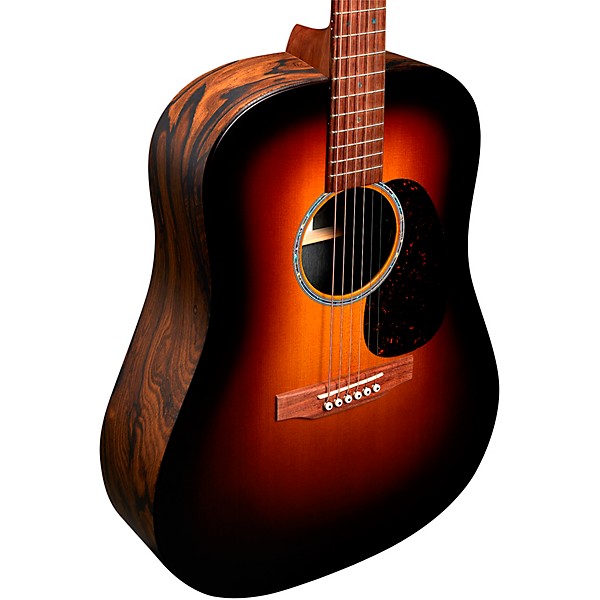 Martin DX2E X Series Ziricote Dreadnought Acoustic-Electric Guitar Burst