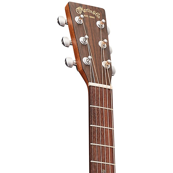 Martin DX2E X Series Ziricote Left-Handed Dreadnought Acoustic-Electric Guitar Burst