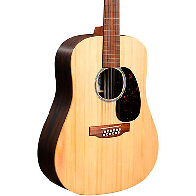 Martin Dx2e 12-String X Series Rosewood Dreadnought Acoustic-Electric Guitar Natural for sale