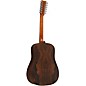Martin DX2E 12-String X Series Rosewood Left-Handed Dreadnought Acoustic-Electric Guitar Natural