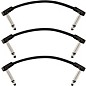 Fender Blockchain Patch Angle to Angle Cables, 3-Pack 4 in. Black thumbnail