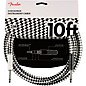Fender Pro Straight to Straight Checkboard Instrument Cable 10 ft. Black thumbnail