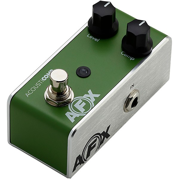 Fishman AFX AcoustiComp Mini Compressor Effects Pedal Green