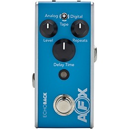 Fishman AFX EchoBack Mini Delay Effects Pedal Light Blue