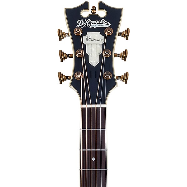 D'Angelico Premier Gramercy Acoustic-Electric Guitar Caramel Burst