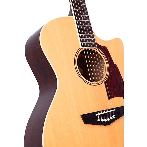 D'Angelico Premier Gramercy Acoustic-Electric Guitar Natural