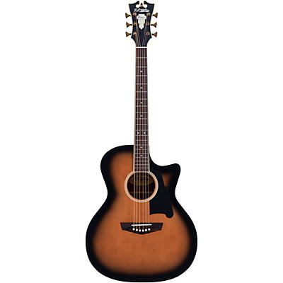 D'angelico Premier Gramercy Acoustic-Electric Guitar Aged Burst for sale