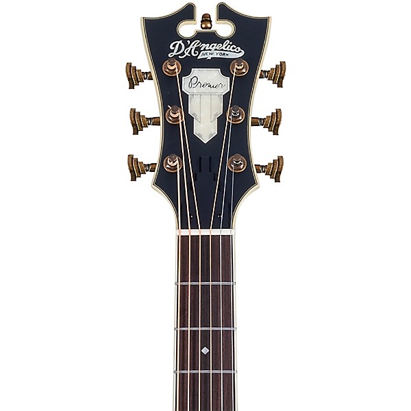 D'Angelico Premier Gramercy Acoustic-Electric Guitar Aged Burst