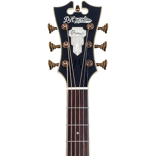 D'Angelico Premier Tammany Acoustic-Electric Guitar Caramel Burst