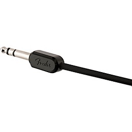 Fender Blockchain Straight to Angle Stereo Patch Cable 16 in. Black