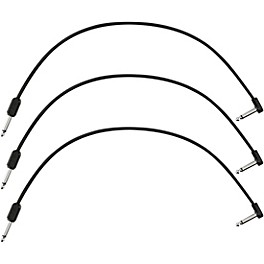 Fender Blockchain Straight to Angle Patch Cables, 3-... Fender Blockchain Straight to Angle Patch Cables, 3-Pack 16 in. Black