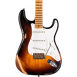 Fender Custom Shop 70th Anniversary 1954 Stratocaster Heavy Relic Limited Edition Electric Guitar Wide Fade 2-Color Sunburst