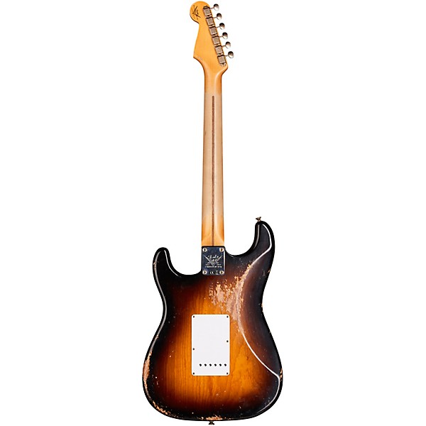 Fender Custom Shop 70th Anniversary 1954 Stratocaster Heavy Relic Limited Edition Electric Guitar Wide Fade 2-Color Sunburst