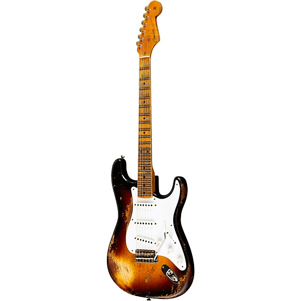 Fender Custom Shop 70th Anniversary 1954 Stratocaster Super Heavy Relic Limited Edition Electric Guitar Wide Fade 2-Color ...