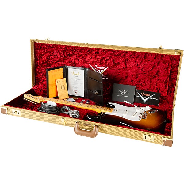 Fender Custom Shop 70th Anniversary 1954 Stratocaster DLX Closet Classic Limited-Edition Electric Guitar Wide Fade 2-Color...