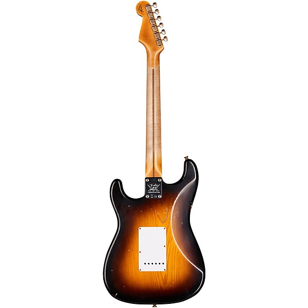 Fender Custom Shop 70th Anniversary 1954 Stratocaster Relic Limited-Edition Electric Guitar Wide Fade 2-Color Sunburst