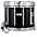 Pearl Finalist 14" FBX Snare Drum 14 x 12 in. Pure White Pearl Finalist 14" FBX Snare Drum 14 x 12 in. Midnight Black