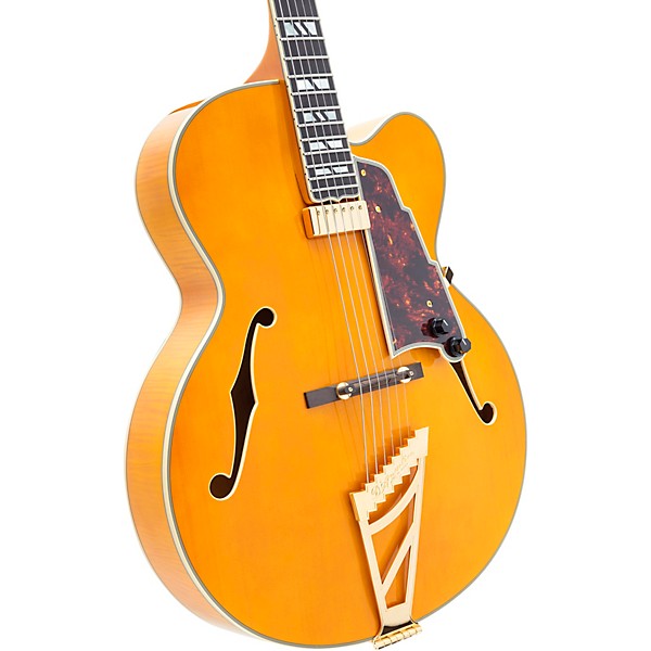 D'Angelico Excel EXL-1 Hollowbody Electric Guitar Amber