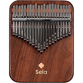 Sela 21 Note Solid Kalimba Black Walnut