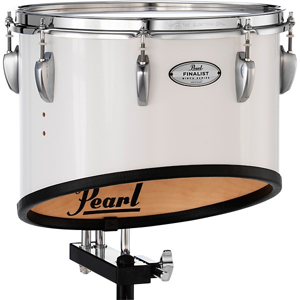 Pearl Finalist Single 14" Tenor Drum With Mounts 14 x 13 in. Pure White