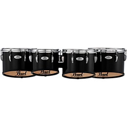 Pearl Finalist FMTB0234 Marching Tenor Set 10, 12, 13, 14 in. Midnight Black