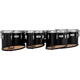 Pearl Finalist FMTB0234 Marching Tenor Set 10, 12, 13, 14 in. Midnight Black