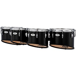 Pearl Finalist FMTB0234 Marching Tenor Set 10, 12, 13, 14 in. Midnight Black