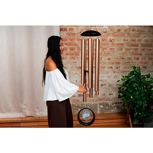 MEINL Sonic Energy A Major Meditation Chime with Grey Agate, 432 Hz 50 in.