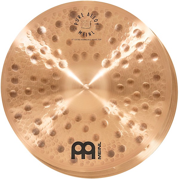 MEINL Pure Alloy Extra Hammered Hi-Hat Pair 15 in.