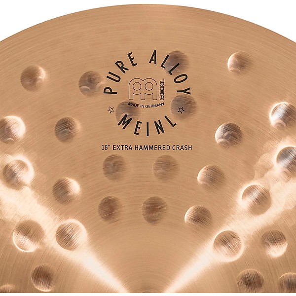 MEINL Pure Alloy Extra Hammered Hi-Hat Pair 16 in.