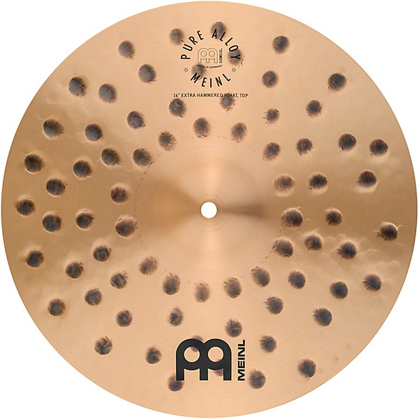 MEINL Pure Alloy Extra Hammered Hi-Hat Cymbals - 14 in.