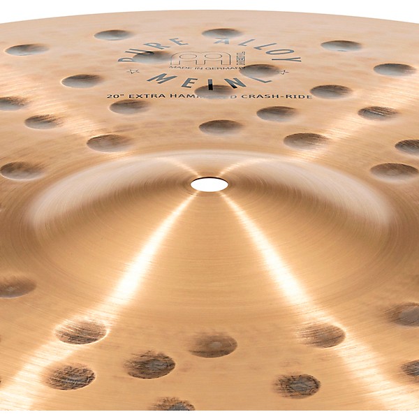 MEINL Pure Alloy Extra Hammered Crash-Ride 20 in.