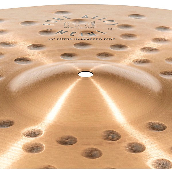 MEINL Pure Alloy Extra Hammered Ride 20 in.