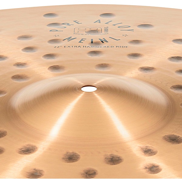 MEINL Pure Alloy Extra Hammered Ride 22 in.
