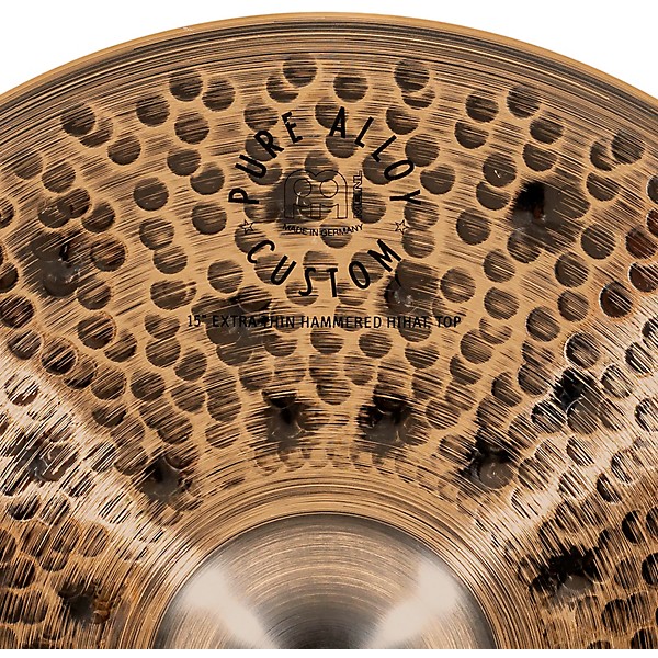 MEINL Pure Alloy Custom Extra Thin HiHat Cymbals Pair 15 in.