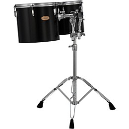 Pearl PTE Concert Series Single Head 12" & 13" Tom Set With BT3 & 7/8" Receiver and T895 Stand 12 x 10 in., 13 x 11 in. Midnight Black