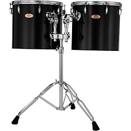 Pearl PTE Concert Series Single Head 15" & 16" Tom Set With BT3 & 7/8" Receiver and T895 Stand 15 x 14 in., 16 x 14 in. Midnight Black