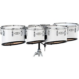 Pearl Finalist Marching Tenor Set 6, 6, 8, 10, 12, 13 in. Pure White