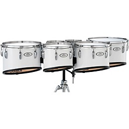 Pearl Finalist Marching Tenor Set 6, 6, 10, 12, 13, 14 in. Pure White