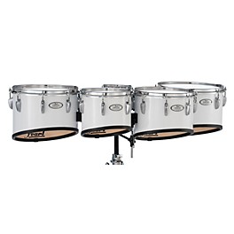 Pearl Finalist Marching Tenor Set 6, 10 ,12, 13, 14 in. Pure White