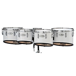 Pearl Finalist Marching Tenor Set 6, 10 ,12, 13, 14 in. Pure White