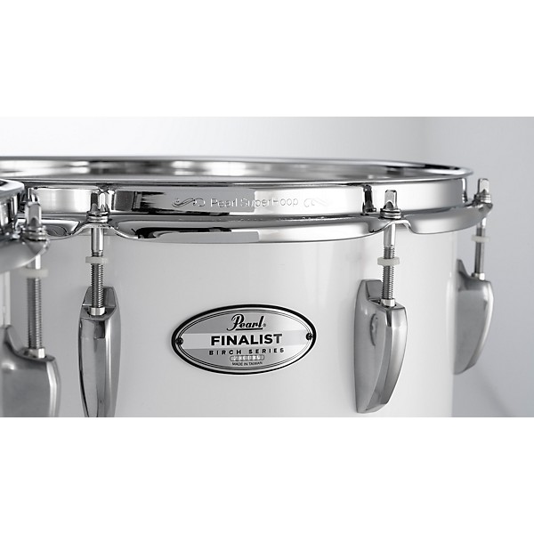 Pearl Finalist Marching Tenor Set 6, 10 ,12, 13, 14 in. Pure White